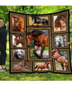 Buy Strong Horse Quilt Blanket & Quilt Bedding Set Great Customized Gifts For Birthday Christmas Thanksgiving Perfect Gifts For Horse Lover