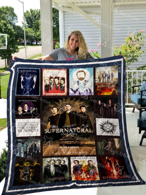 Buy Supernatural Quilt Blanket & Quilt Bedding Set 02