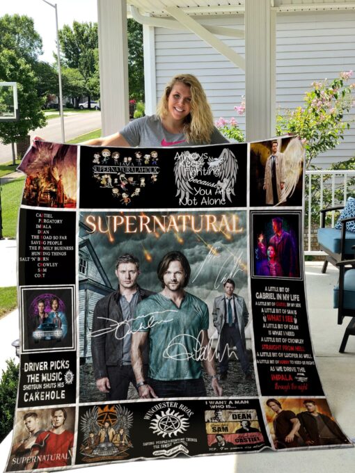 Buy Supernatural Quilt Blanket & Quilt Bedding Set M06