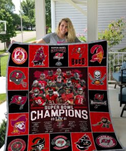 Buy Tampa Bay Buccaneers Ver 1 Quilt Blanket & Quilt Bedding Set