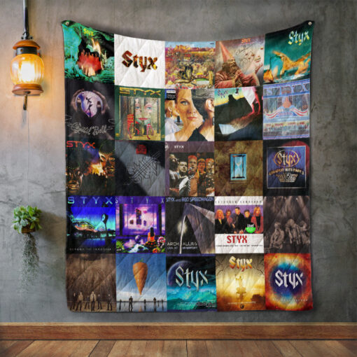 Buy Styx Album Covers Quilt Blanket & Quilt Bedding Set