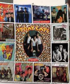 Buy Stray Cats Best Album Quilt Blanket & Quilt Bedding Set 02