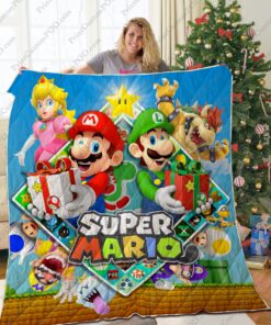 Buy Super Mario  Quilt Blanket & Quilt Bedding Set