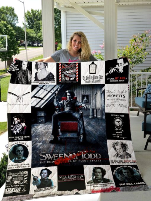 Buy Sweeney Todd The Demon Barber Of Fleet Street Quilt Blanket & Quilt Bedding Set Great Customized Blanket Gifts For Birthday Christmas Thanksgiving