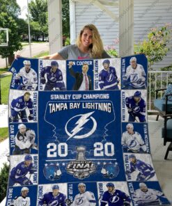 Buy Tampa Bay Lightning Champions Quilt Blanket & Quilt Bedding Set