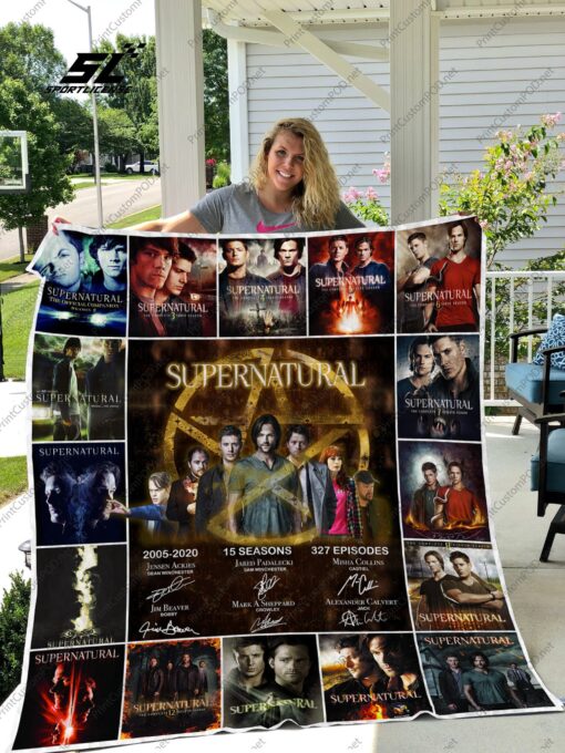 Buy Supernatural Quilt Blanket & Quilt Bedding Set 17