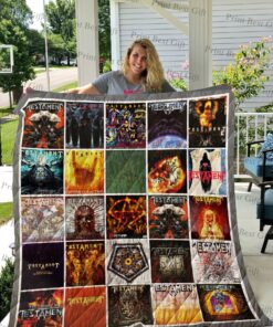 Buy Testament Albums Cover Poster Quilt Blanket & Quilt Bedding Set Ver 2