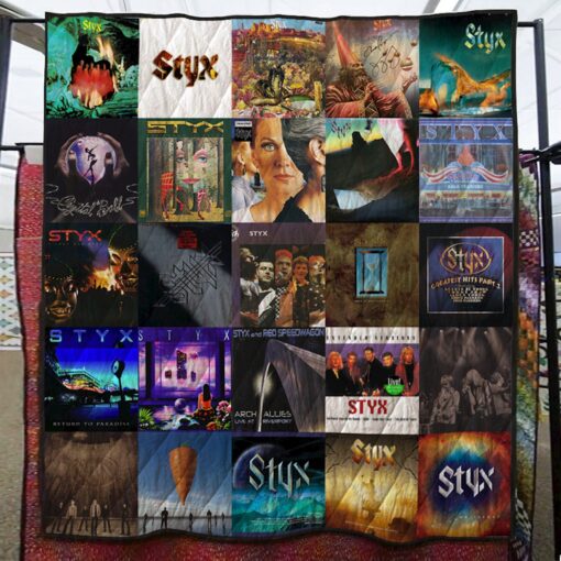 Buy Styx Band Quilt Blanket & Quilt Bedding Set