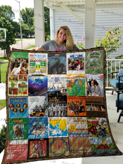 Buy The Beach Boys Albums Cover Poster Quilt Blanket & Quilt Bedding Set Ver 4