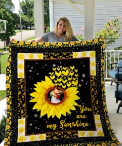 Buy Sunflower Chicken You Are My Sunhine Quilt Blanket & Quilt Bedding Set Great Customized Blanket Gifts For Birthday Christmas Thanksgiving