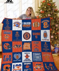 Buy Syracuse Orange Quilt Blanket & Quilt Bedding Set Ver 03