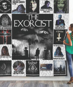 Buy The Exorcist Poster Quilt Blanket & Quilt Bedding Set