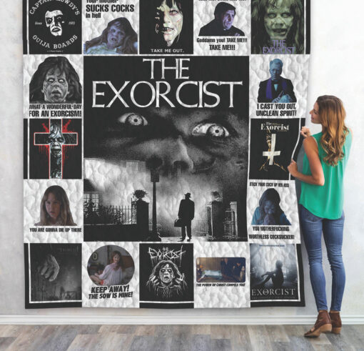 Buy The Exorcist Poster Quilt Blanket & Quilt Bedding Set