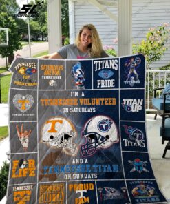 Buy Tennessee Volunteers Tennessee Titan Quilt Blanket & Quilt Bedding Set