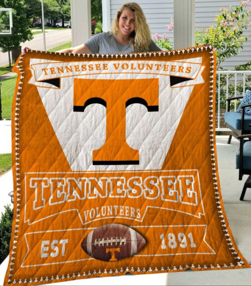 Buy Tennessee Volunteers Football 1 Quilt Blanket & Quilt Bedding Set Fan Made