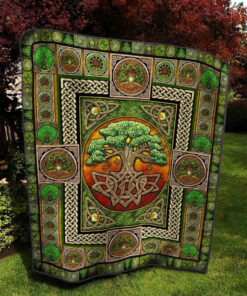 Buy The Celtic Knot Tree Of Life Quilt Blanket & Quilt Bedding Set Great Customized Gifts For Birthday Christmas Thanksgiving Perfect Gifts For Tree Of Life Lover