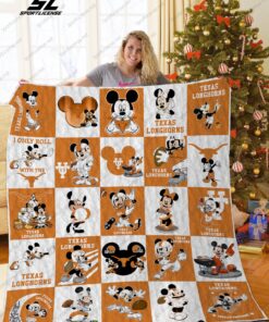 Buy Texas Longhorns Disney Quilt Blanket & Quilt Bedding Set