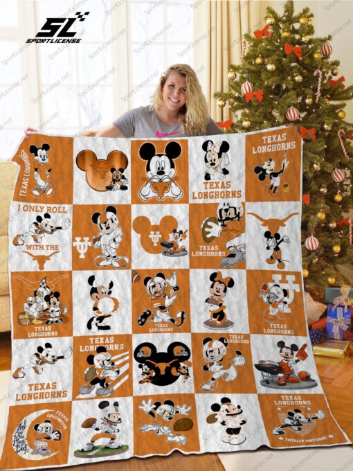 Buy Texas Longhorns Disney Quilt Blanket & Quilt Bedding Set