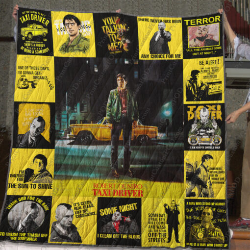 Buy Taxi Driver T-Shirt Quilt Blanket & Quilt Bedding Set