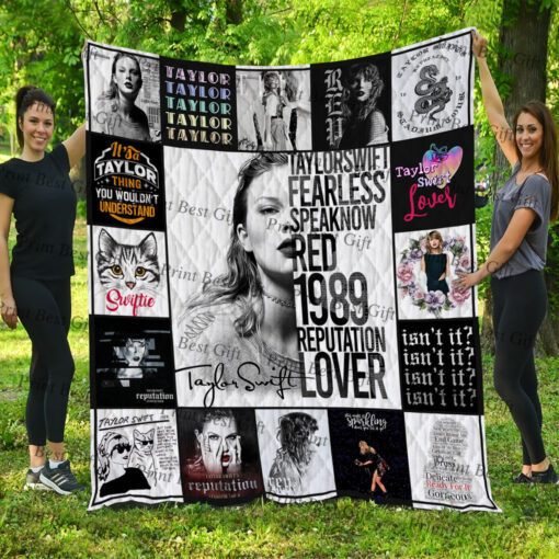 Buy Taylor Swift Cover Poster Quilt Blanket & Quilt Bedding Set Ver 2