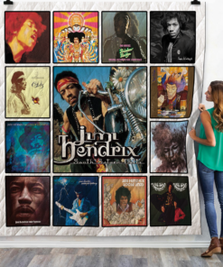 Buy The Best Jimi Hendrix Albums All Of Time Quilt Blanket & Quilt Bedding Set