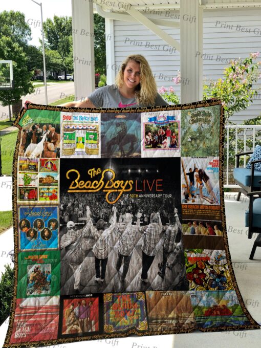 Buy The Beach Boys Albums Cover Poster Quilt Blanket & Quilt Bedding Set Ver 3