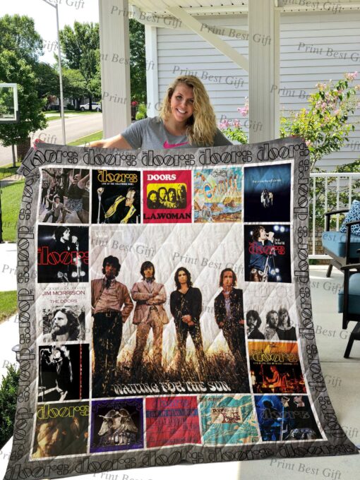 Buy The Doors Albums Cover Poster Quilt Blanket & Quilt Bedding Set