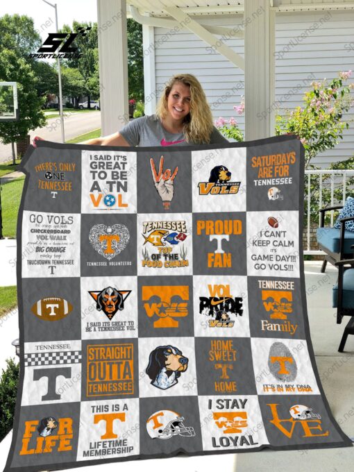 Buy Tennessee Volunteers Quilt Blanket & Quilt Bedding Set 02