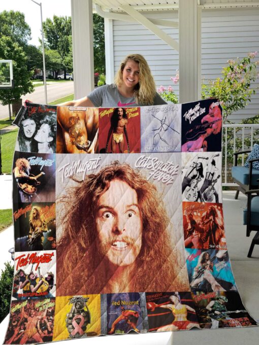 Buy Ted Nugent Albums Quilt Blanket & Quilt Bedding Set For Fans Ver 17