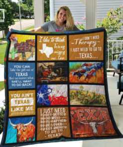 Buy Texas I Don'T Need Therapy Quilt Blanket & Quilt Bedding Set Great Customized Gifts For Birthday Christmas Thanksgiving Perfect Gifts For Texas Lover