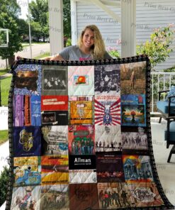 Buy The Allman Brothers Band Albums Cover Poster Quilt Blanket & Quilt Bedding Set Great Customized Blanket Gifts For Birthday Christmas Thanksgiving