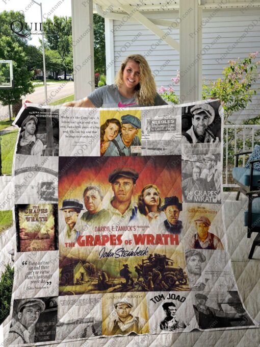 Buy The Grapes Of Wrath T-Shirt Quilt Blanket & Quilt Bedding Set For Fans