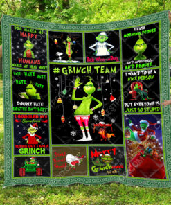 Buy The Grinch  Quilt Blanket & Quilt Bedding Set