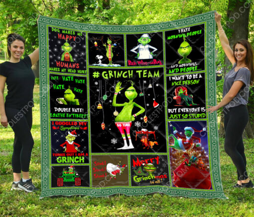 Buy The Grinch  Quilt Blanket & Quilt Bedding Set