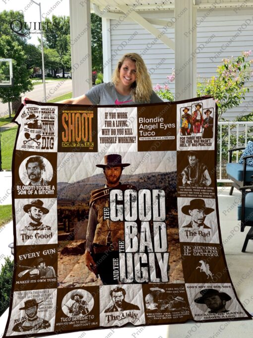 Buy The Good, The Bad &Amp;Amp; The Ugly T-Shirt Quilt Blanket & Quilt Bedding Set 1817