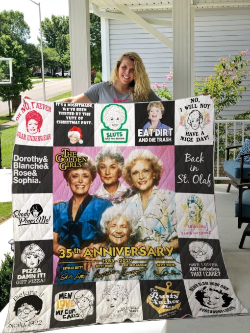 Buy The Golden Girls Quilt Blanket & Quilt Bedding Set For Fans Ver 17-1