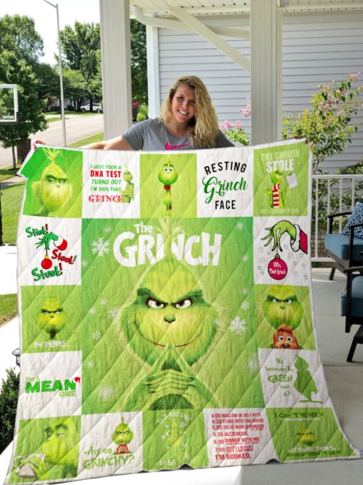 Buy The Grinch All Season Plus Size Quilt Blanket & Quilt Bedding Set Ver 2