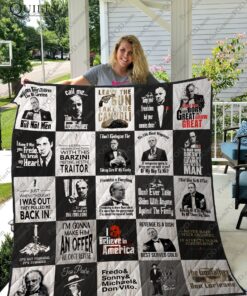 Buy The Godfather T-Shirt Quilt Blanket & Quilt Bedding Set