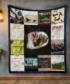 Buy The Head And The Heart Album Covers Quilt Blanket & Quilt Bedding Set