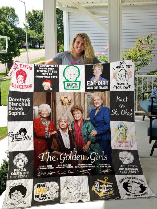 Buy The Golden Girls Quilt Blanket & Quilt Bedding Set For Fans Ver 17-3