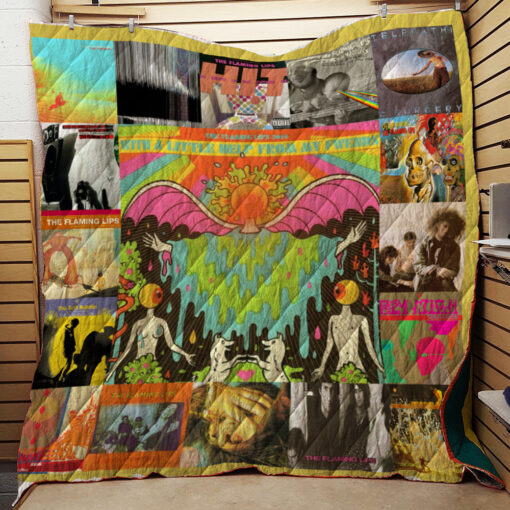 Buy The Flaming Lips Hit Quilt Blanket & Quilt Bedding Set Great Customized Blanket Gifts For Birthday Christmas Thanksgiving