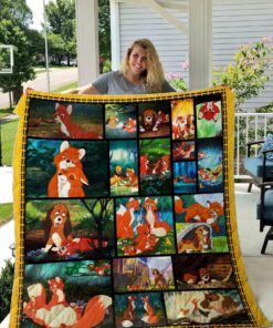 Buy The Fox And The Hound Quilt Blanket & Quilt Bedding Set 01