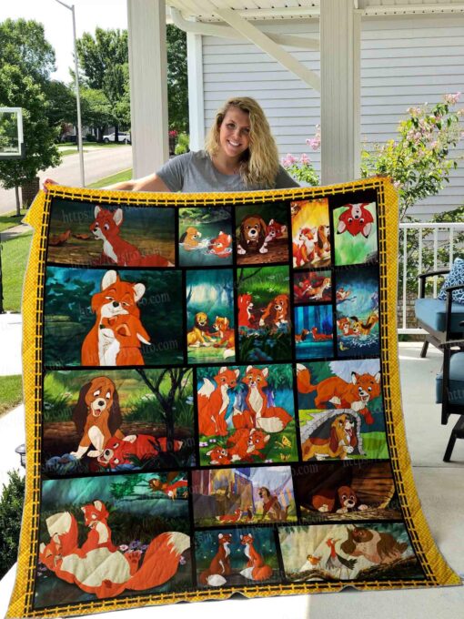 Buy The Fox And The Hound Quilt Blanket & Quilt Bedding Set 01