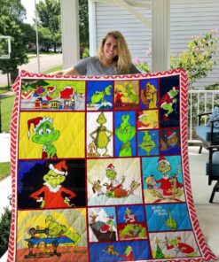 Buy The Grinch Ver 07 All Season Plus Size Quilt Blanket & Quilt Bedding Set