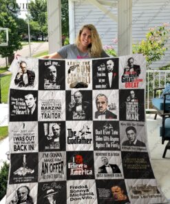 Buy The Godfather T-Shirt Quilt Blanket & Quilt Bedding Set Ver.1