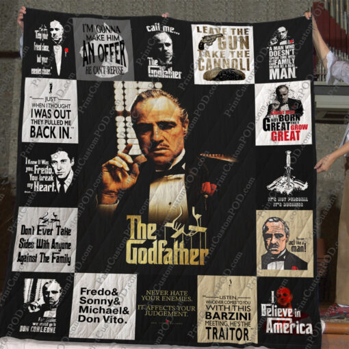 Buy The Godfather T-Shirt Quilt Blanket & Quilt Bedding Set Ver.3