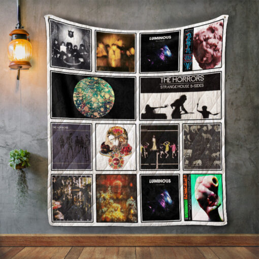 Buy The Horrors Album Covers Quilt Blanket & Quilt Bedding Set