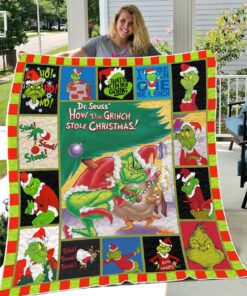 Buy The Grinch Vr3 Quilt Blanket & Quilt Bedding Set