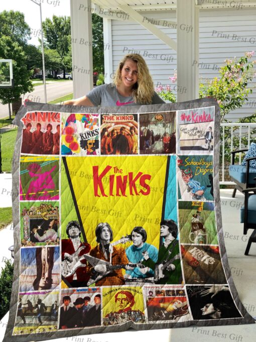 Buy The Kinks Albums Cover Poster Quilt Blanket & Quilt Bedding Set