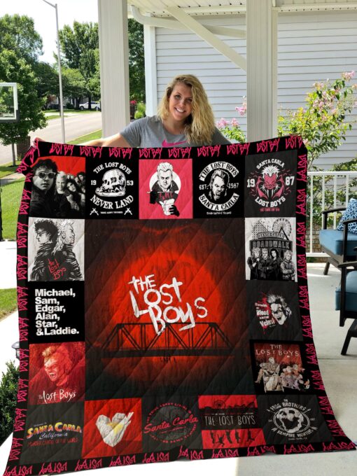 Buy The Lost Boys Poster Quilt Blanket & Quilt Bedding Set